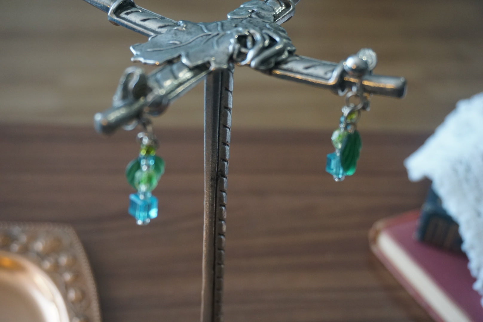 Leaf Dangle Earrings