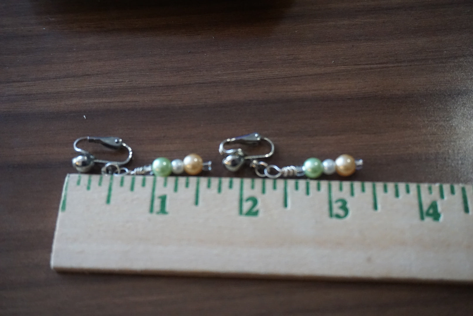 Colorful Beaded Dangle Earrings