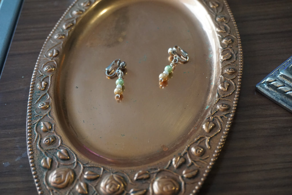 Colorful Beaded Dangle Earrings