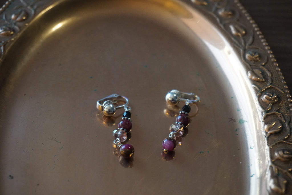 Stylish Beaded Dangle Earrings
