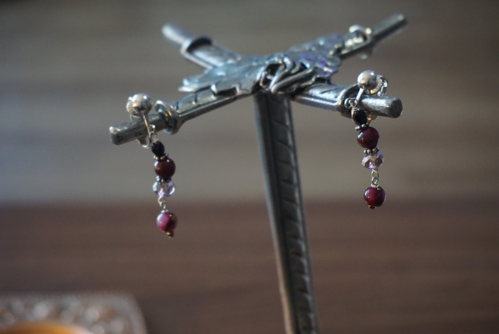 Stylish Beaded Dangle Earrings