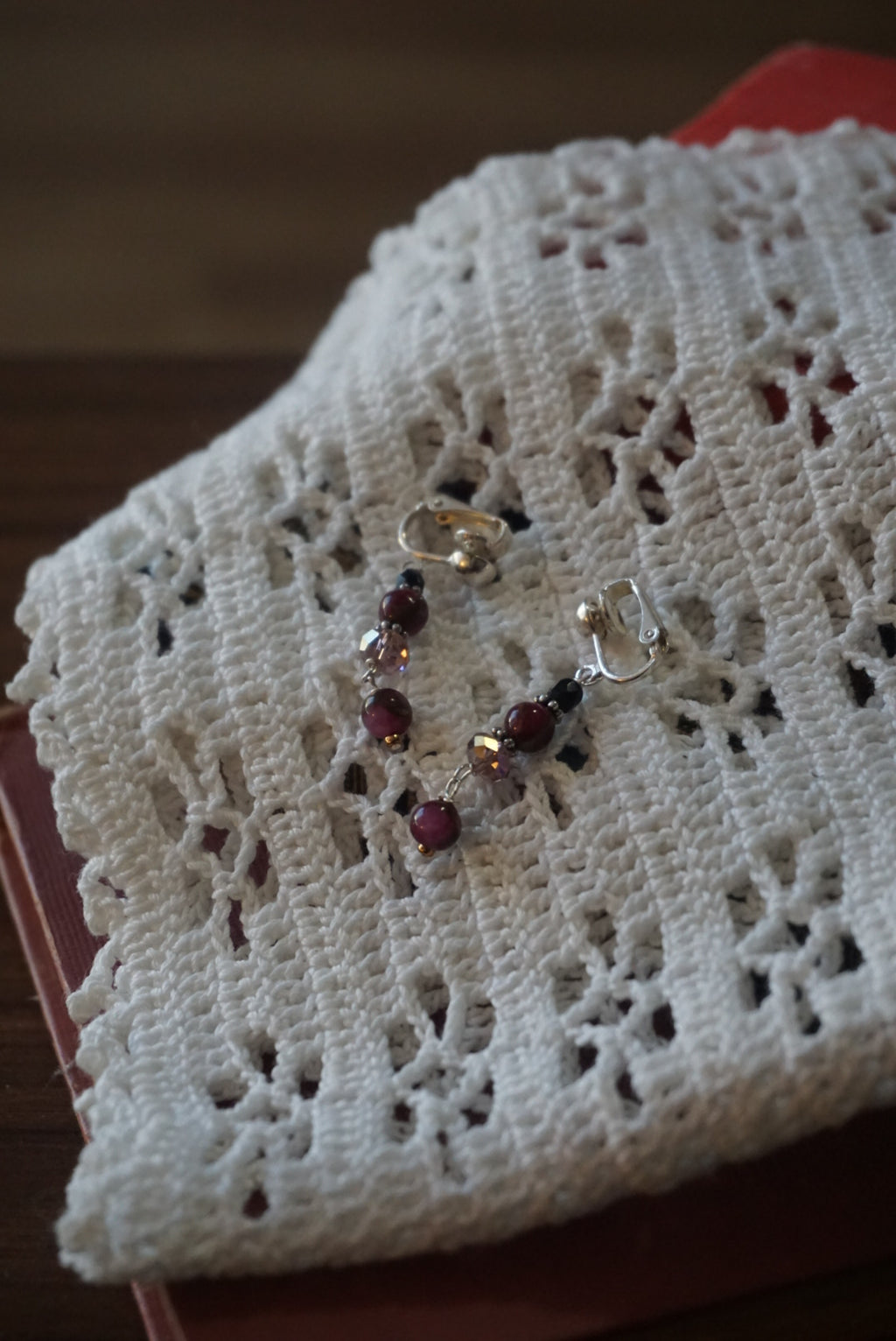 Stylish Beaded Dangle Earrings