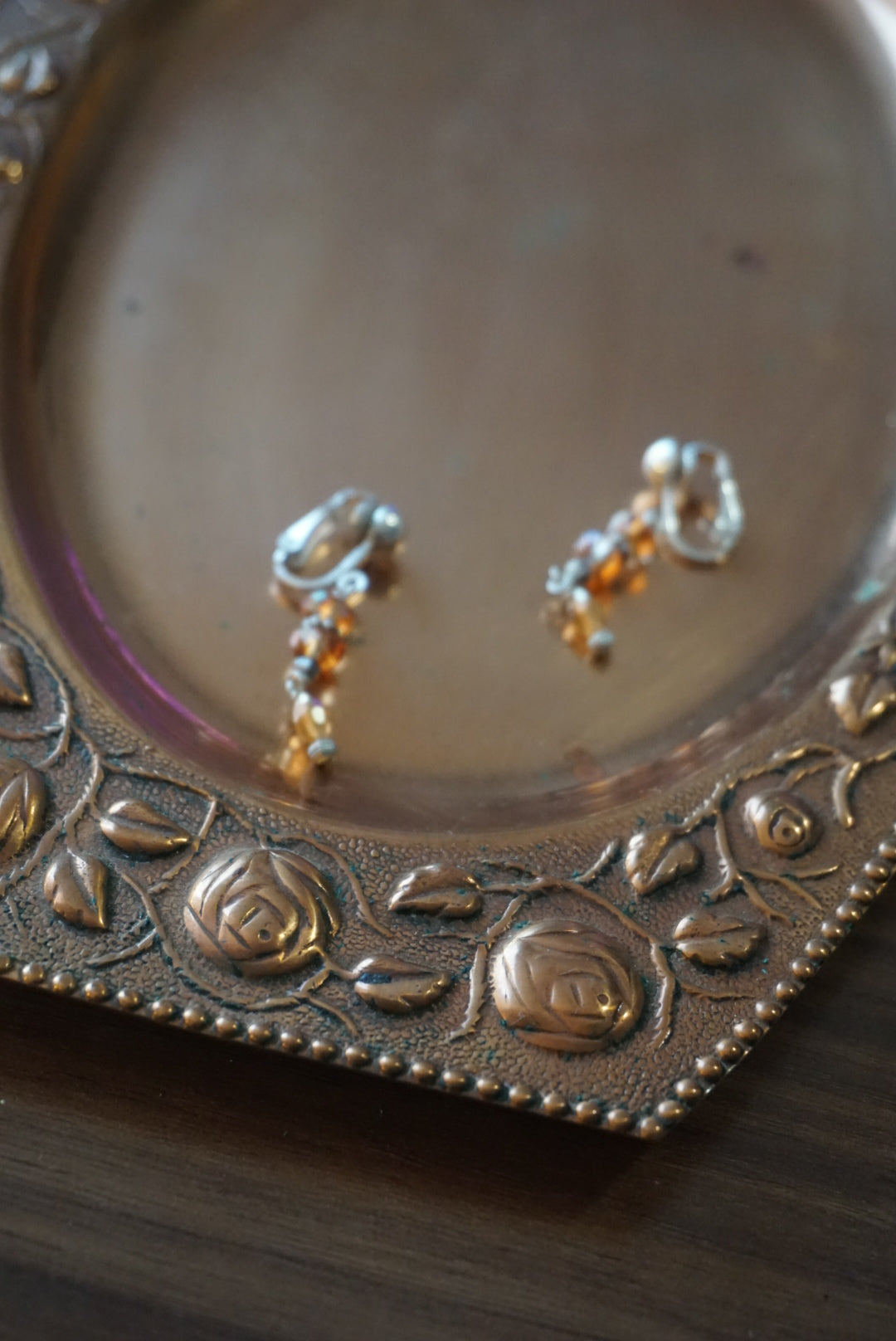 Stylish Beaded Dangle Earrings