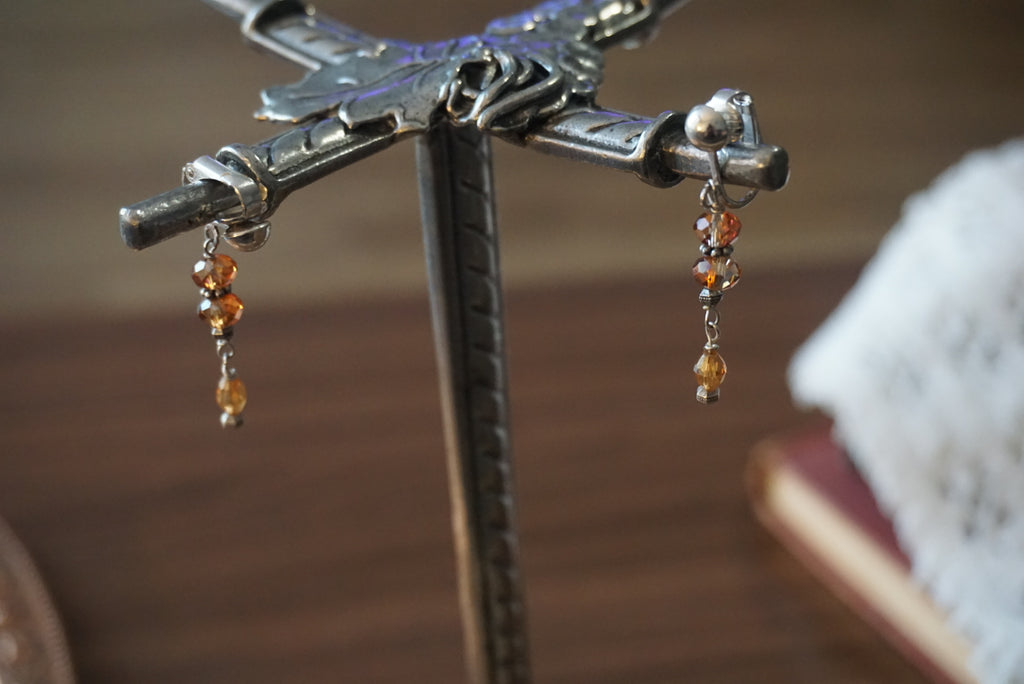 Stylish Beaded Dangle Earrings