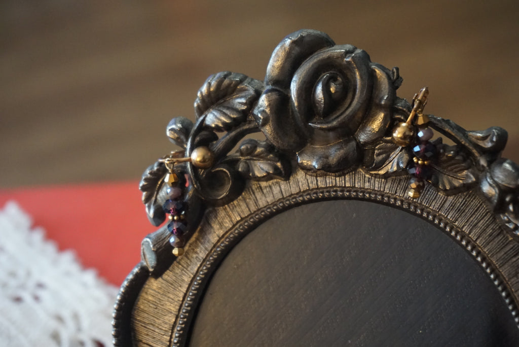Elegant Beaded Clip-On Earrings