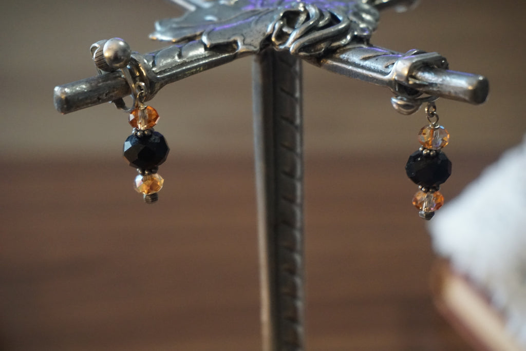 Elegant Beaded Dangle Earrings