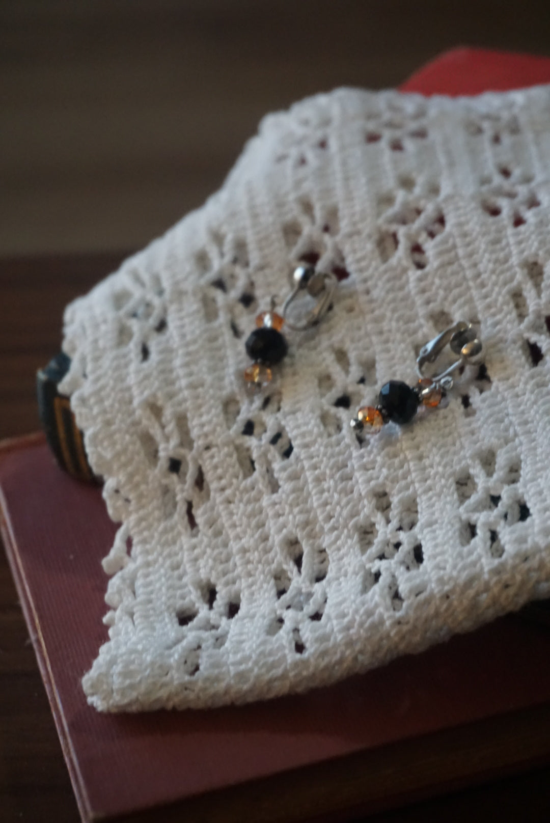 Elegant Beaded Dangle Earrings