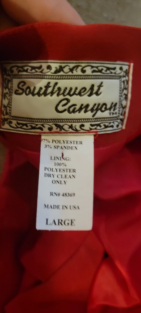 Southwestern Canyon Red Vest