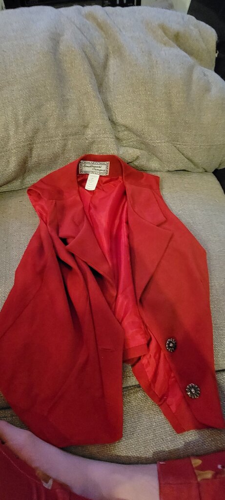 Southwestern Canyon Red Vest
