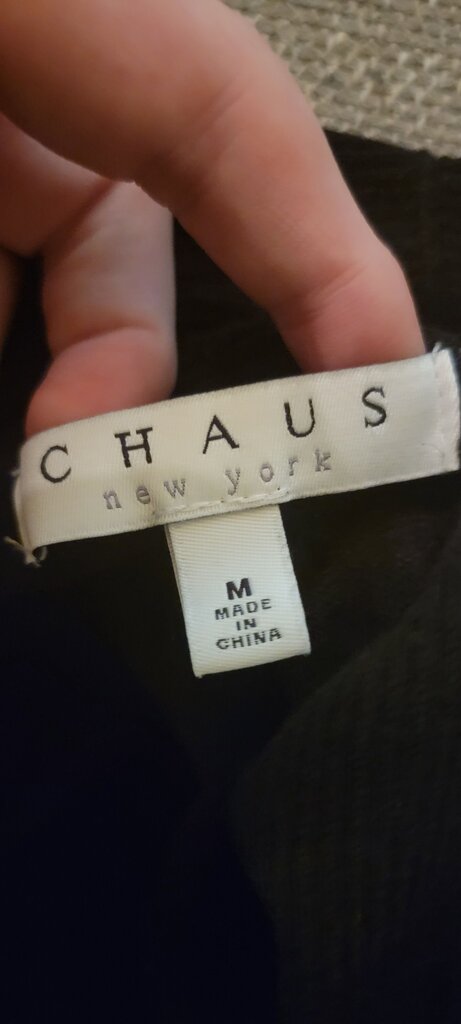 Chaus New York Black Cardigan