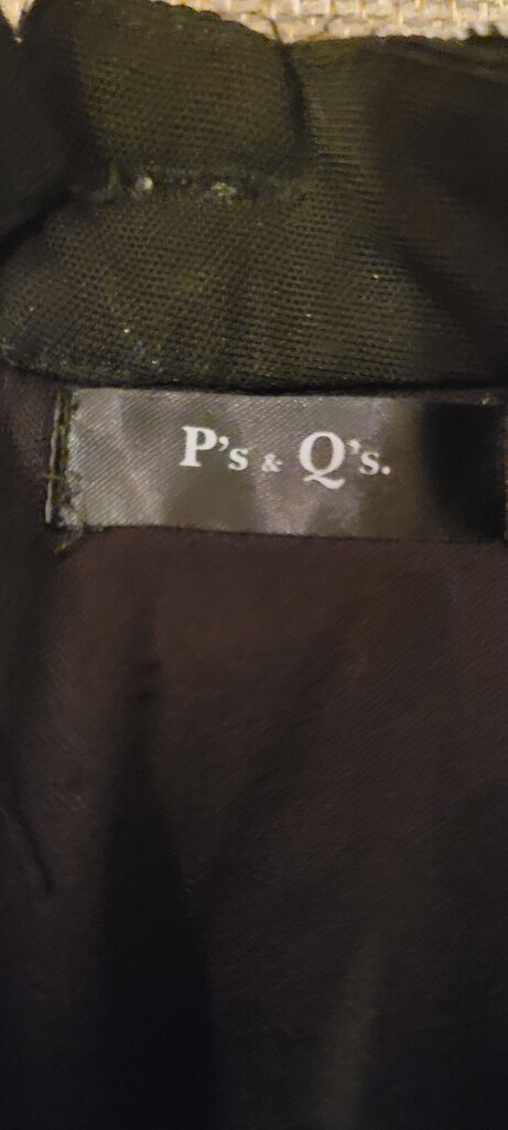 P's & Q's Black Embellished Skirt