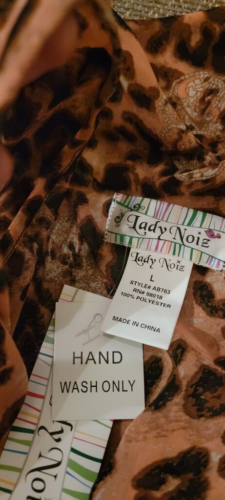 Lady Noiz Leopard Print Blouse