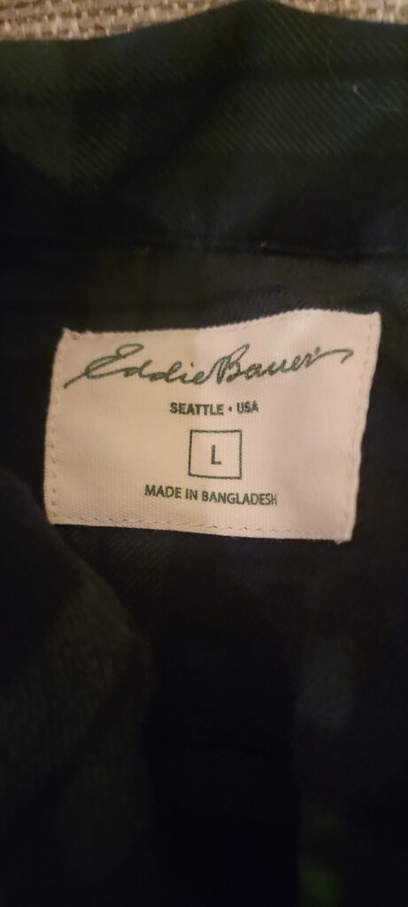 Eddie Bauer Large Flannel Shirt
