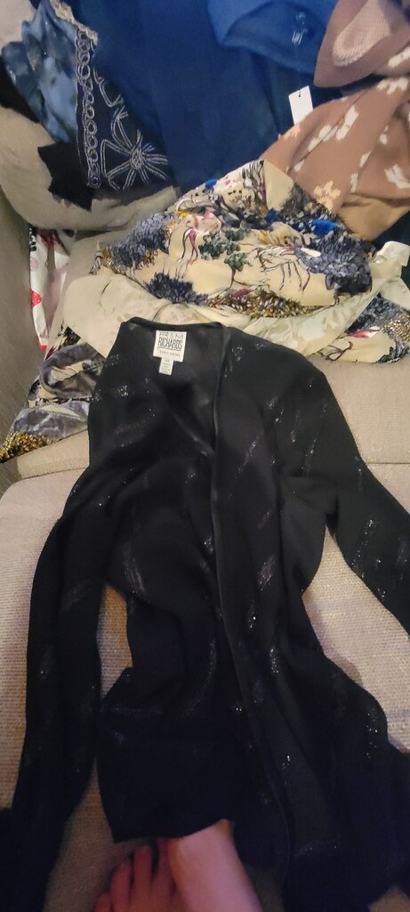 R&M Richards Black Cardigan
