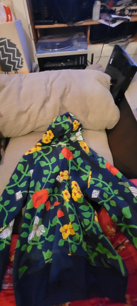 Roberto Lugo Floral Print Hoodie