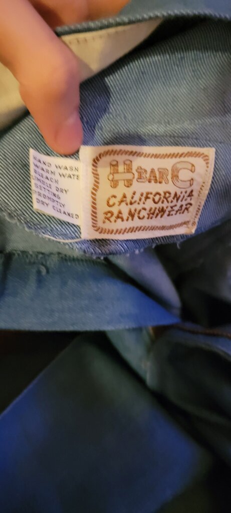 H Bar C California Ranchwear Pants