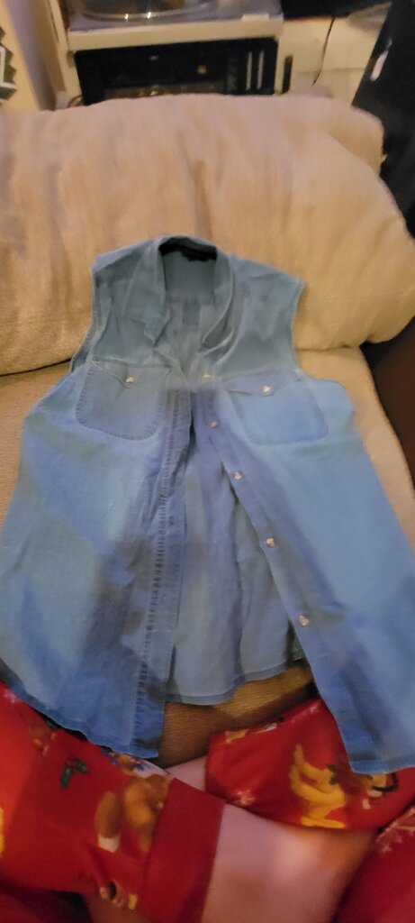 White Sierra Denim Vest