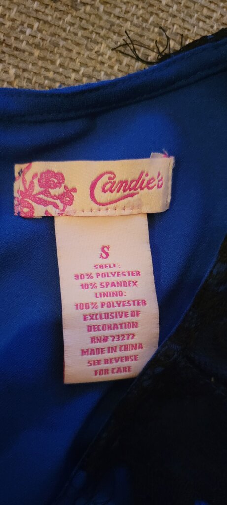 Candie's Blue Sleeveless Top