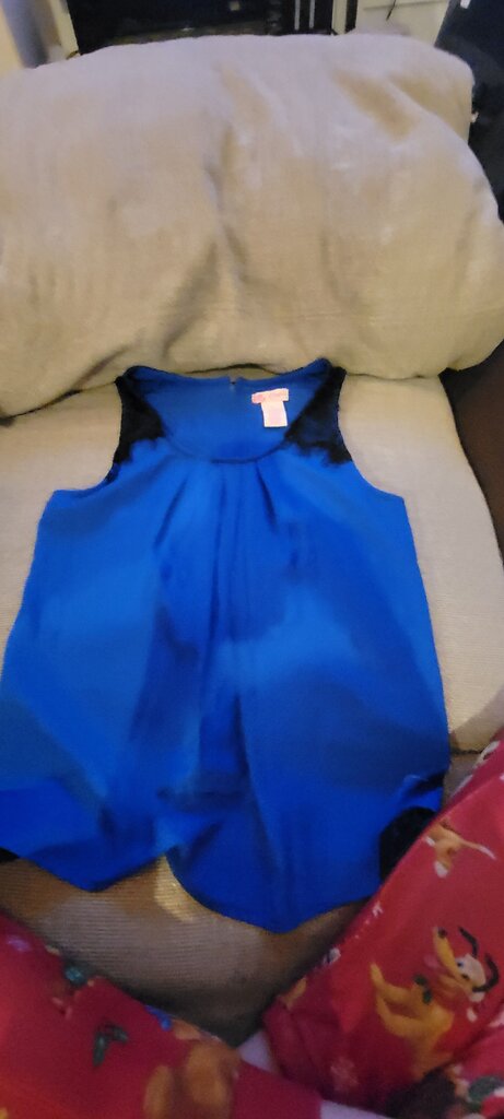 Candie's Blue Sleeveless Top