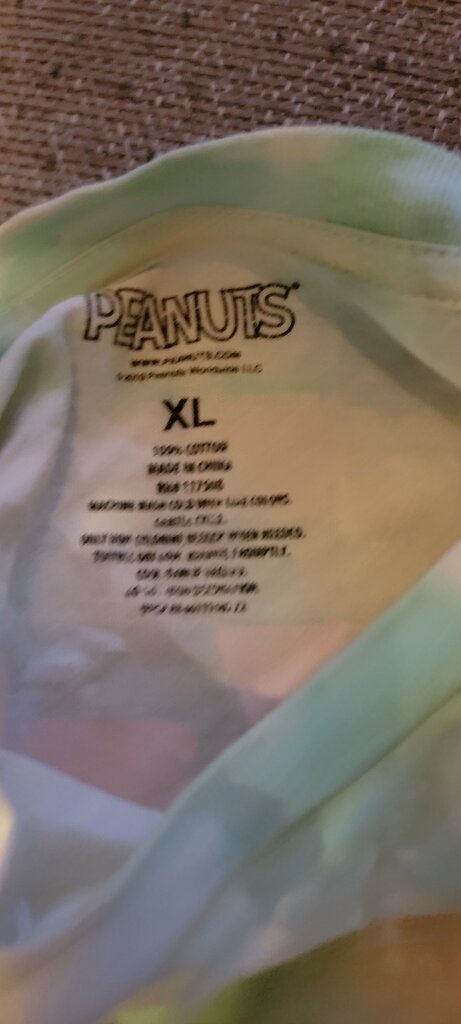Peanuts Long Sleeve Tie Dye Shirt