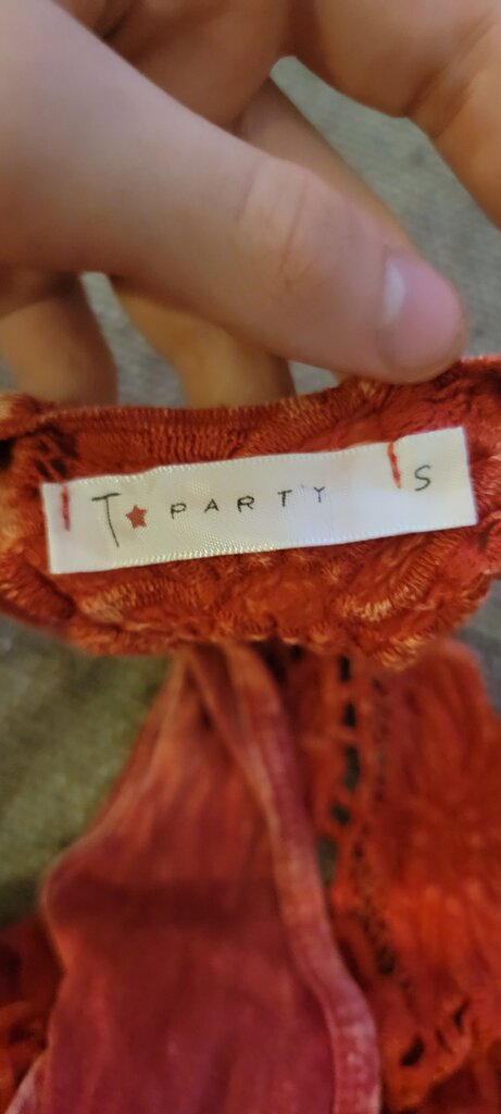 T Party Women's Red Dress
