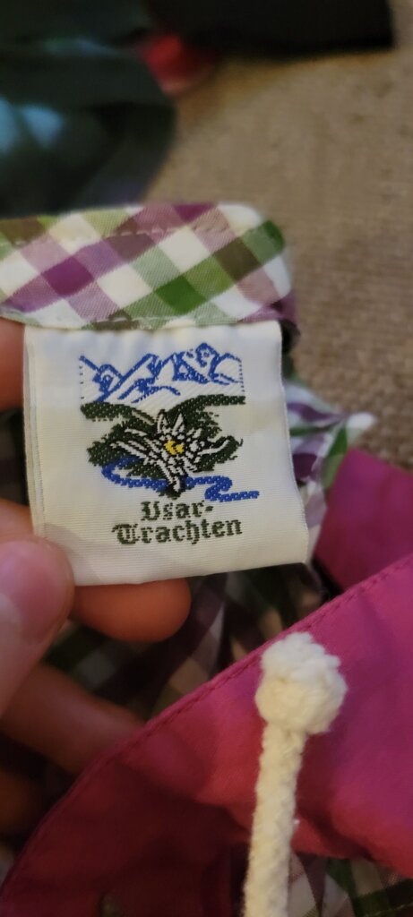 Usar Trachten Checkered Dress