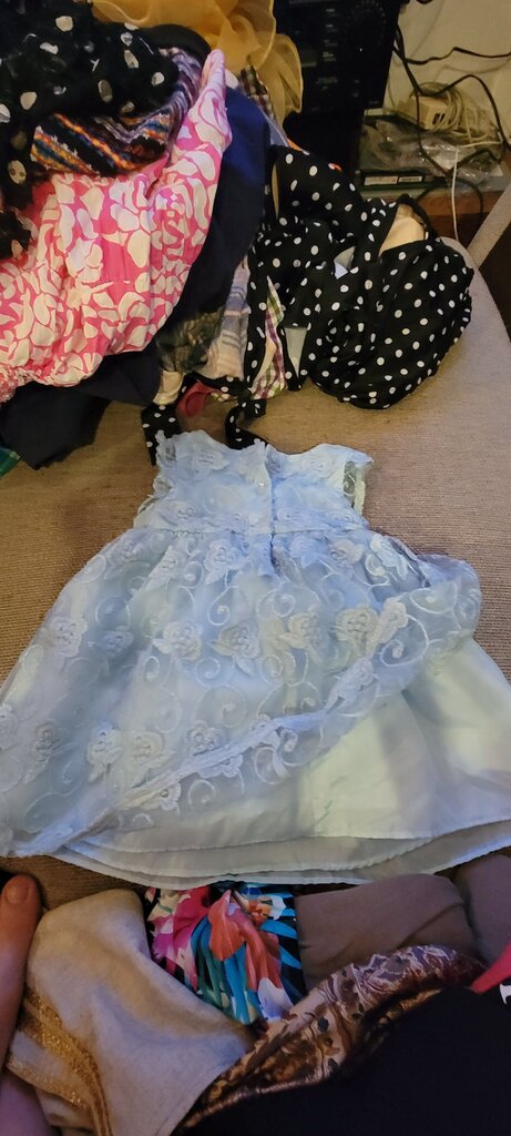 Mia & Mimi Blue Lace Dress