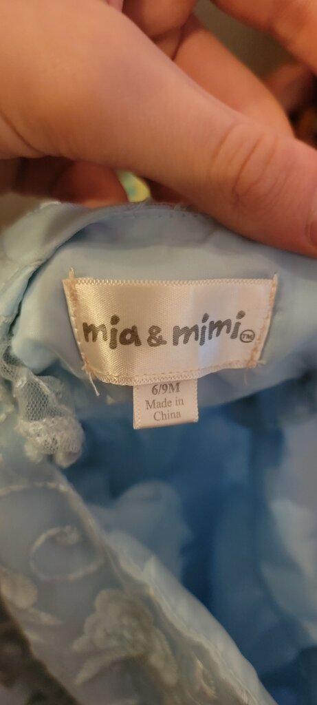 Mia & Mimi Blue Lace Dress