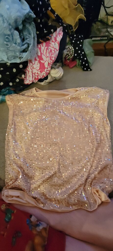 Girls' Sequin Top