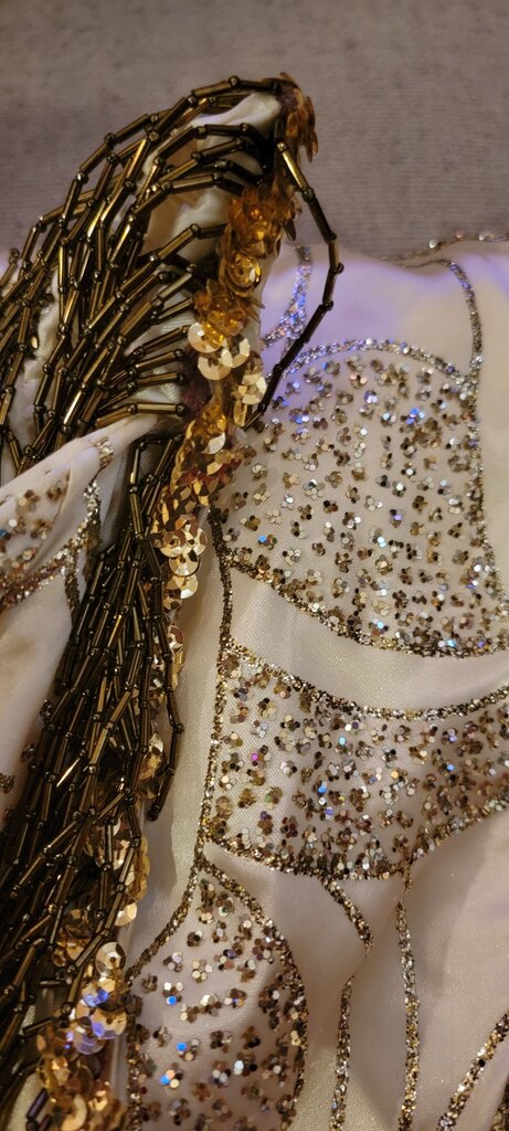 Beaded Vintage Evening Dress
