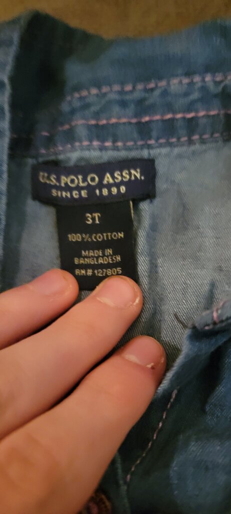 U.S. Polo Assn. Denim Shirt 3T