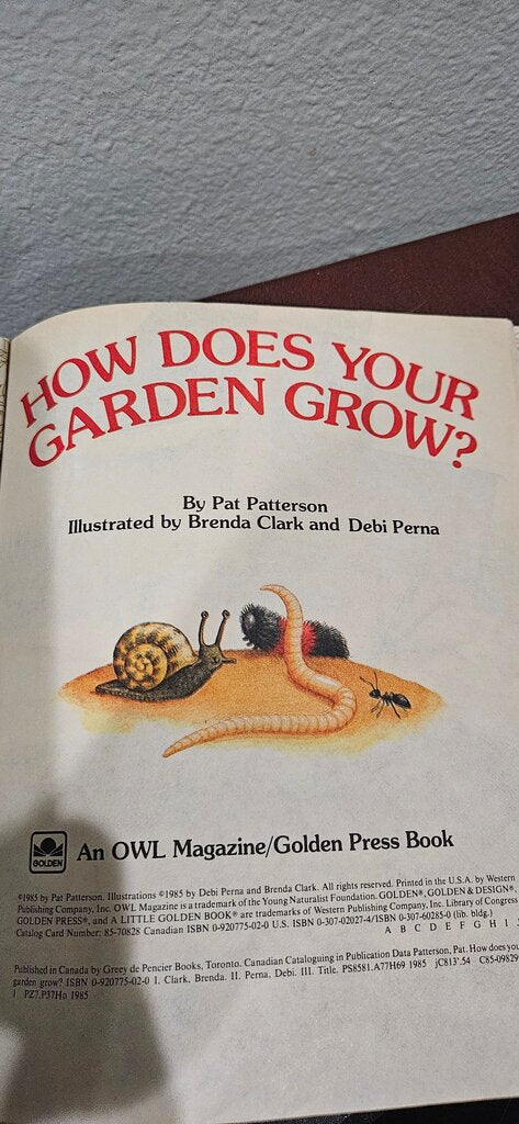 How Does Your Garden Grow? Little Golden Book
