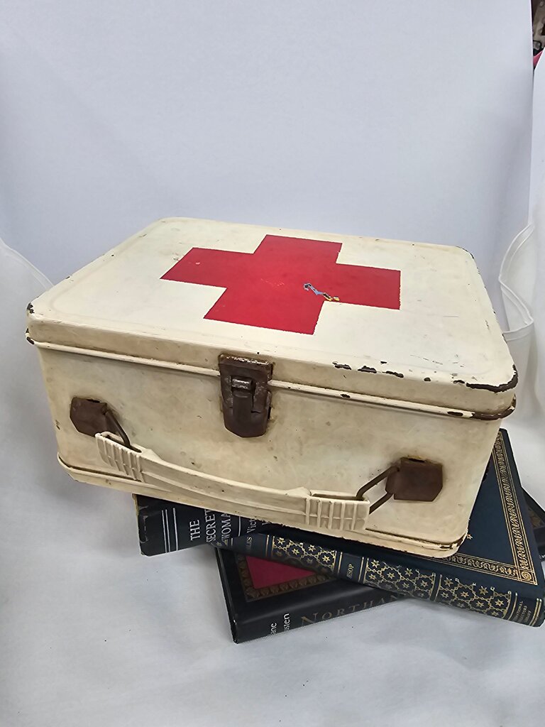 Vintage Metal First Aid Kit