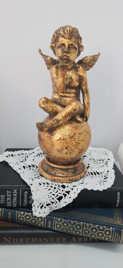 Antique Cherub Figurine
