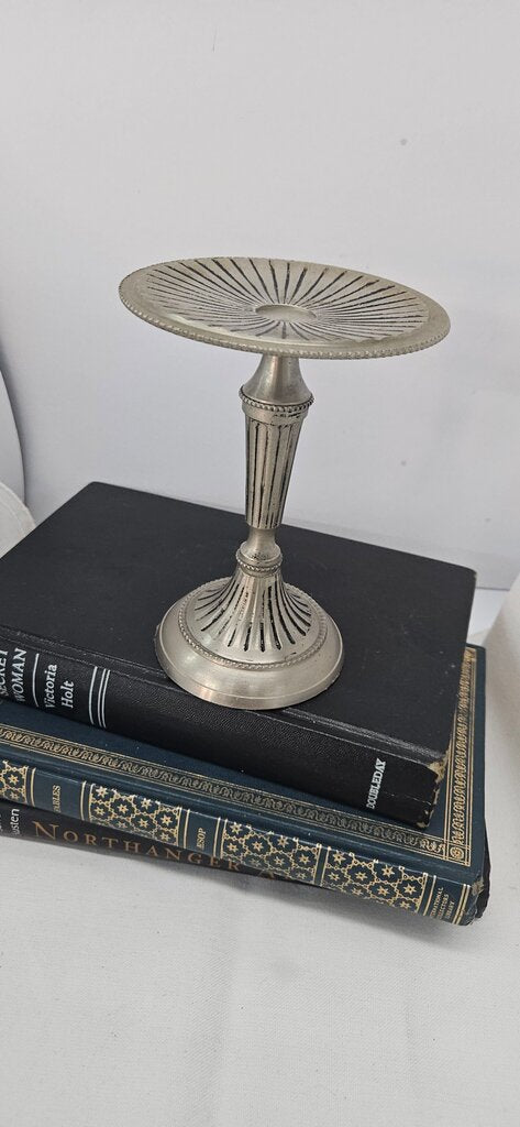Vintage Silver Plated cupcake Stand/candle stick holder