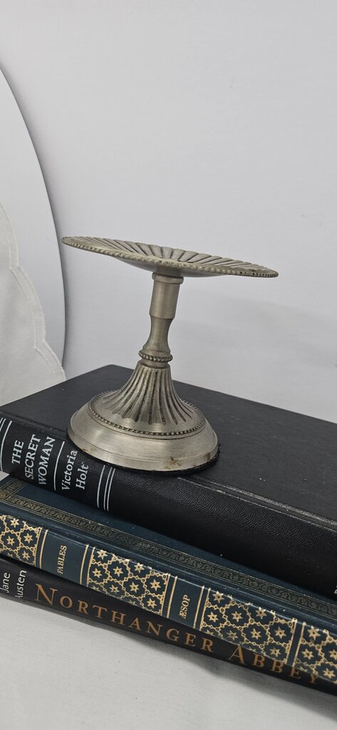 Vintage Silver Plated cupcake Stand/candle stick holder