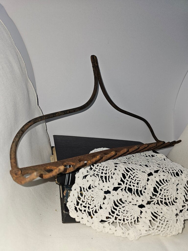 Vintage Rake Head Rough Rusty Farmhouse Tool Rustic Garden Tool
