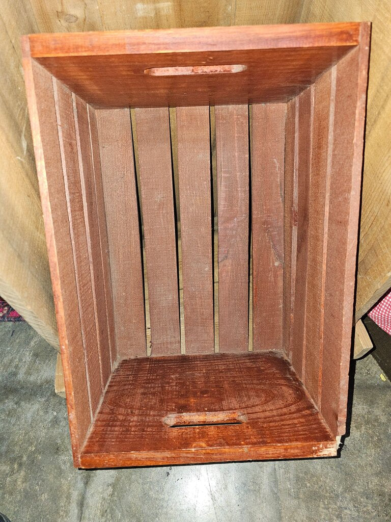 Rustic Wooden Storage Crate AS IS