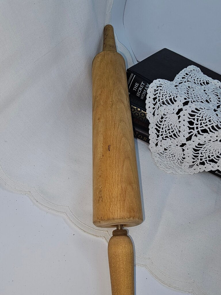 Vintage Wooden Rolling Pin Primitive Wood Kitchen Utensils, Farmhouse Kitchen