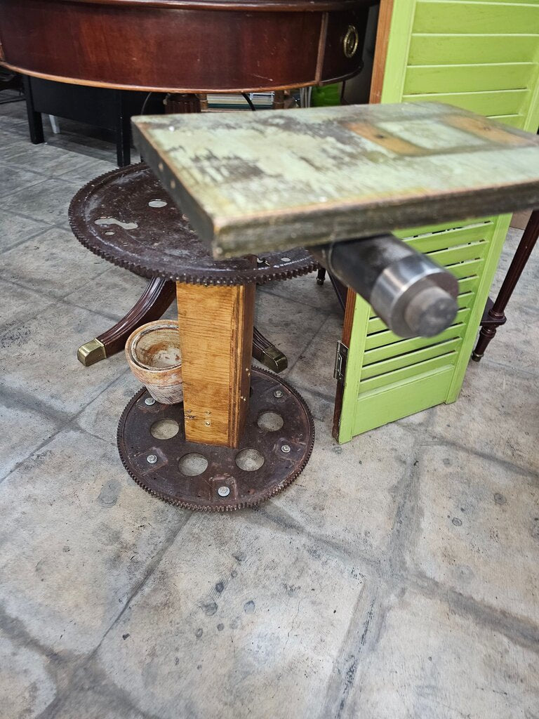 Vintage Industrial Style Side Table