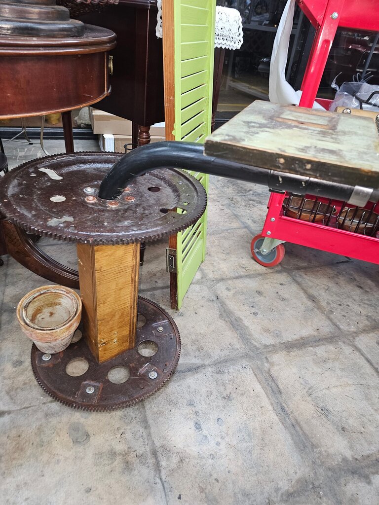 Vintage Industrial Style Side Table