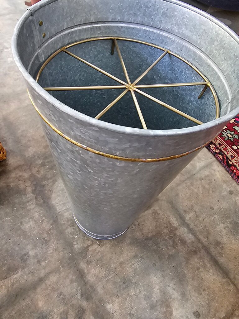 Hearth Hand Magnolia Galvanized Vase Plants Flowers
