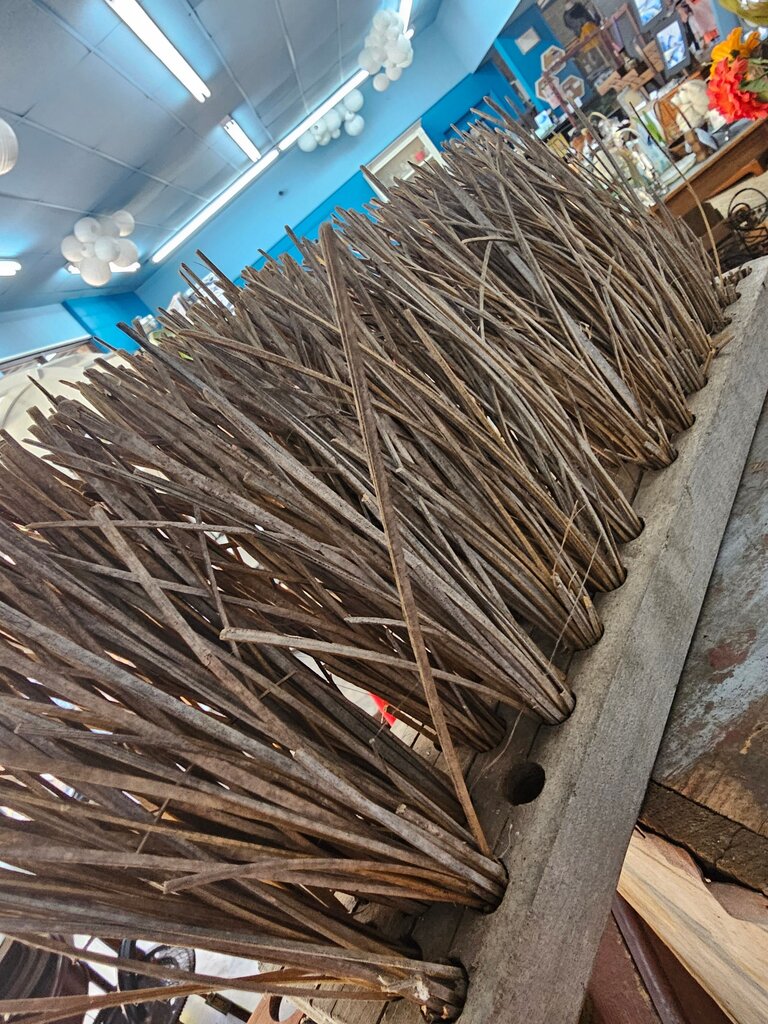 Rustic Wooden Decorative Stick Broom