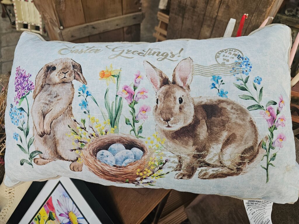 Easter Bunny Decorative Pillow
