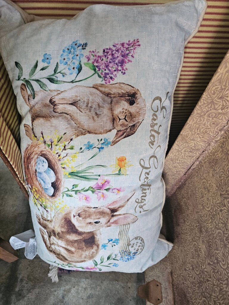 Easter Bunny Decorative Pillow