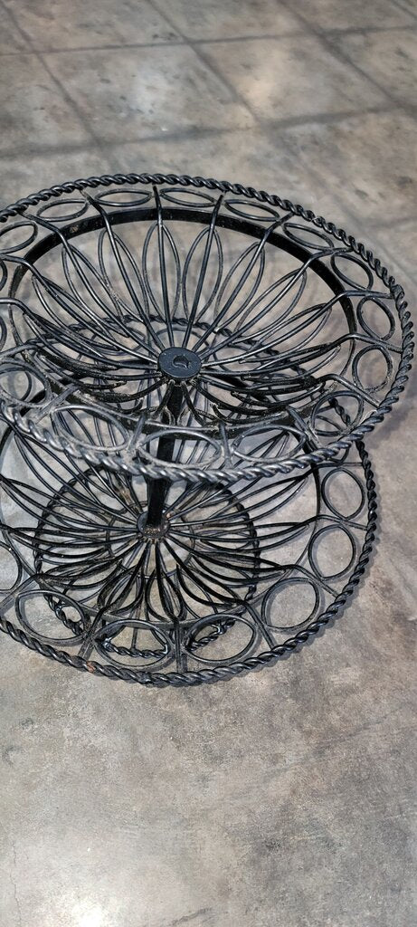 Black Wire Fruit Stand