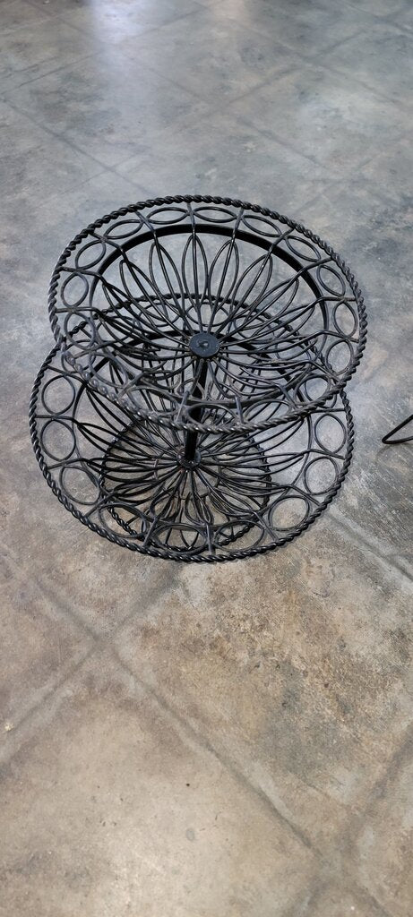 Black Wire Fruit Stand