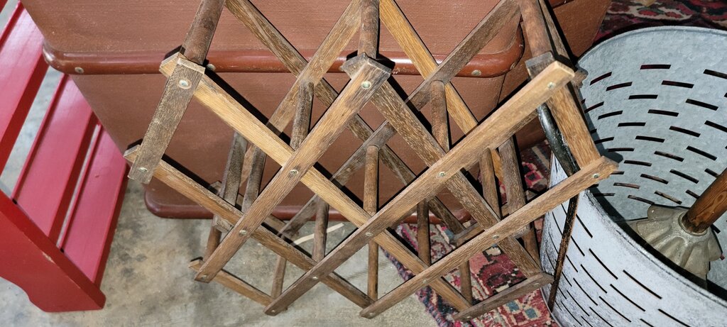 Vintage original collectable Wooden Wine Rack