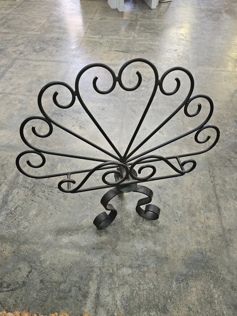 Wrought Iron Decorative large stand for receipe book or music books.