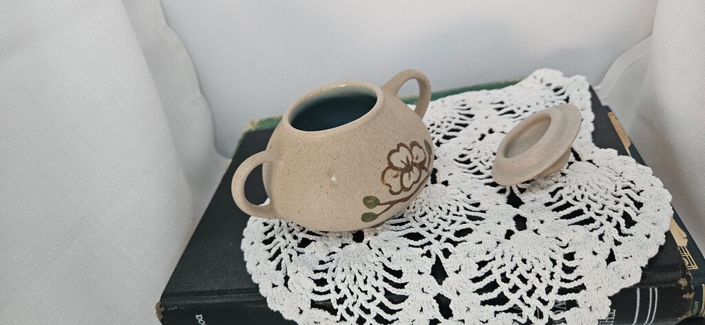 Ceramic Teapot with Floral Design